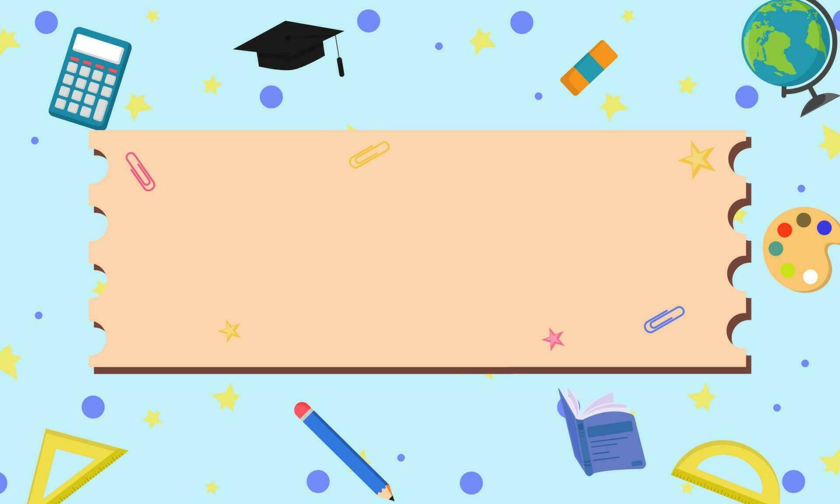 Back to school background 4 vector