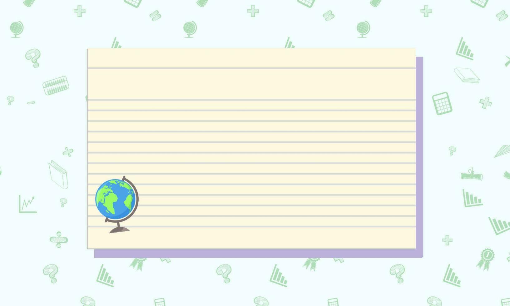 Back to school background 8 vector