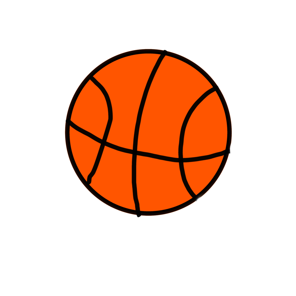 Ball on the basketball png