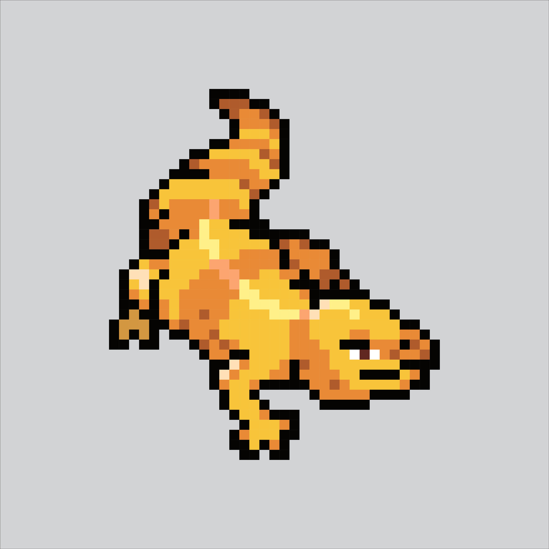 Leopard fruit pixel art