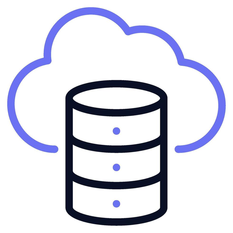 Data Storage Icon Illustration vector