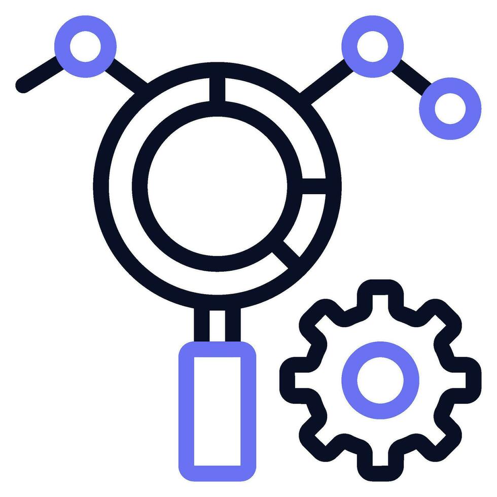 Data Insights Icon Illustration vector