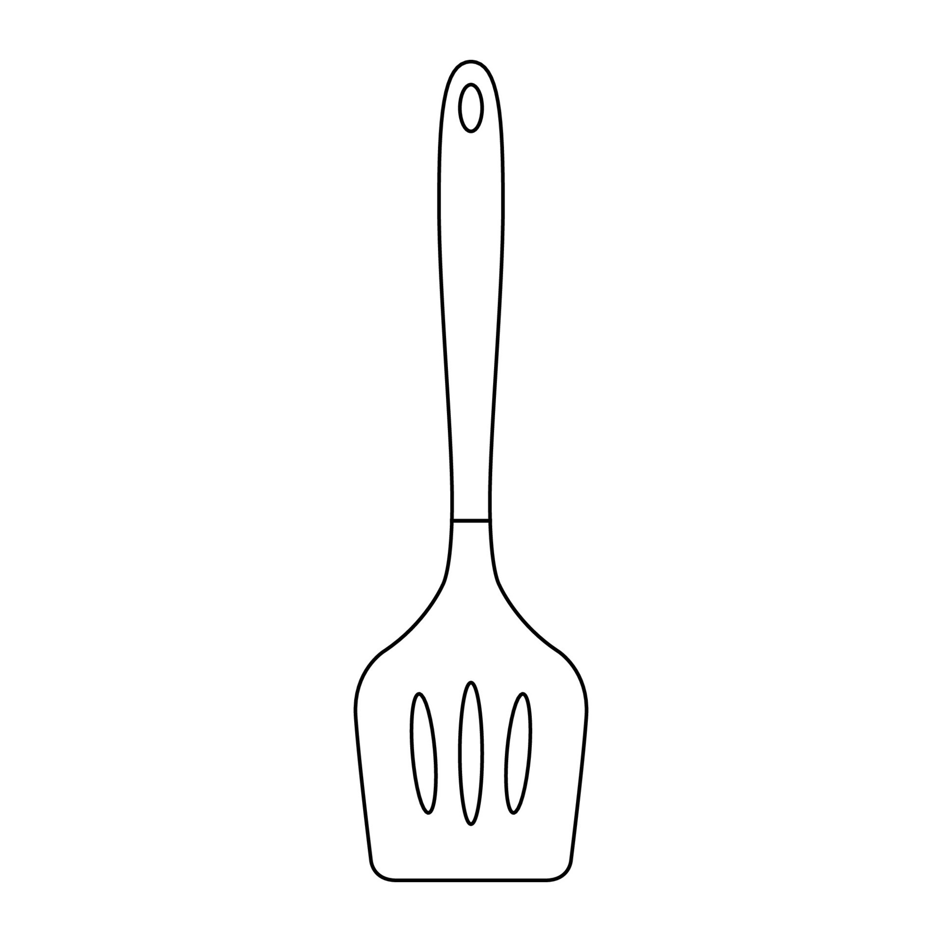 Spatula Outline Icon Illustration on White Background 27174937 Vector