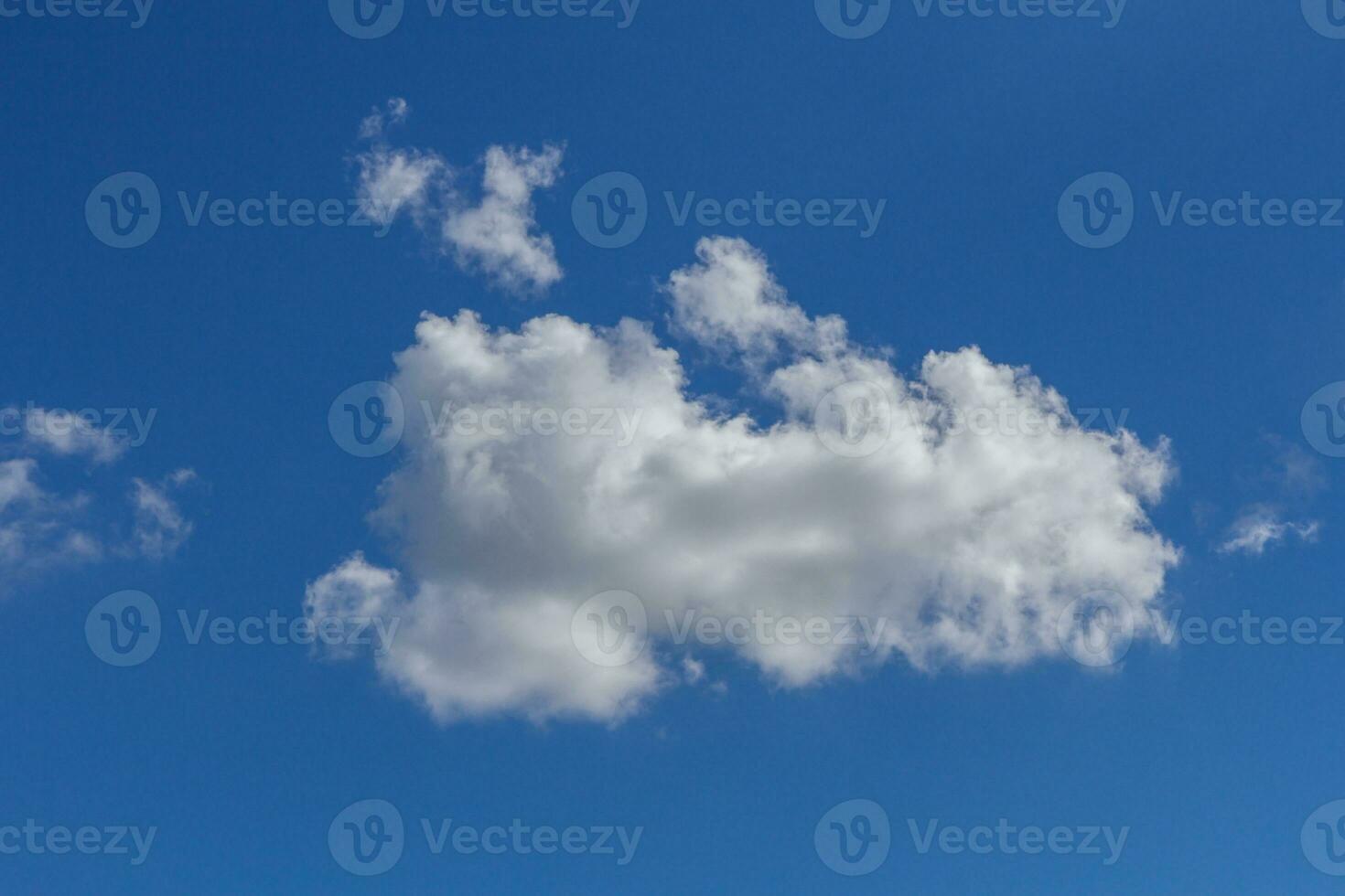 clouds in the blue sky photo