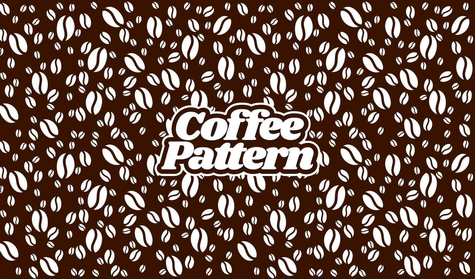 coffee beans pattern. background coffee beans pattern. Seamless Coffee Bean Pattern for packaging. vector