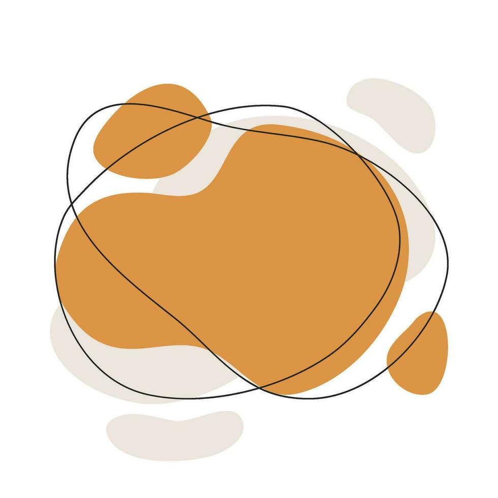 Organic shapes. Blob shape. organic abstract shape. abstract fluid shapes in pastel colors. abstract elements graphic flat style design fluid vector illustration.