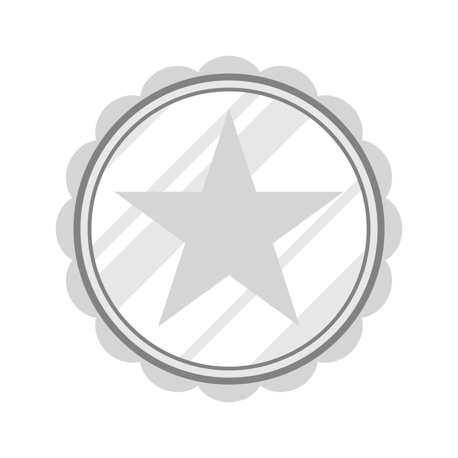 silver medal vector. awards medal. champions medal. Champion winner