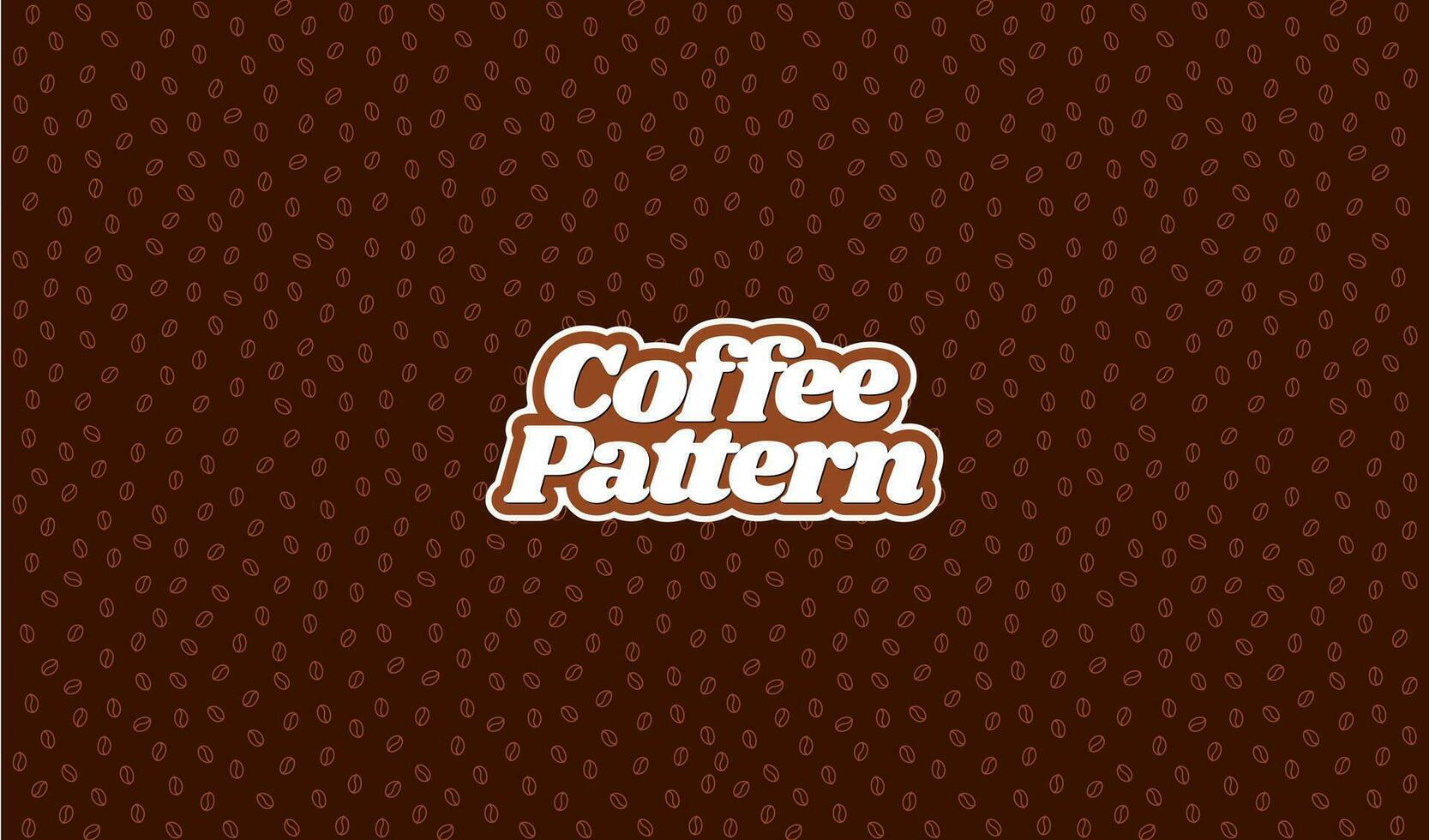 coffee beans pattern. background coffee beans pattern. Seamless Coffee Bean Pattern for packaging. coffee beans wallpaper. brown wallpaper. vector