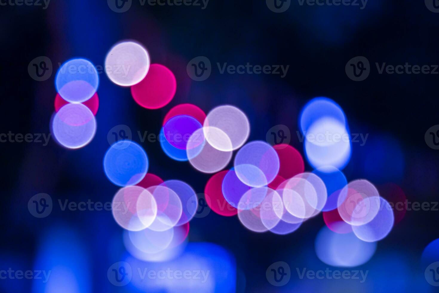 Blurred abstract lights bokeh photo