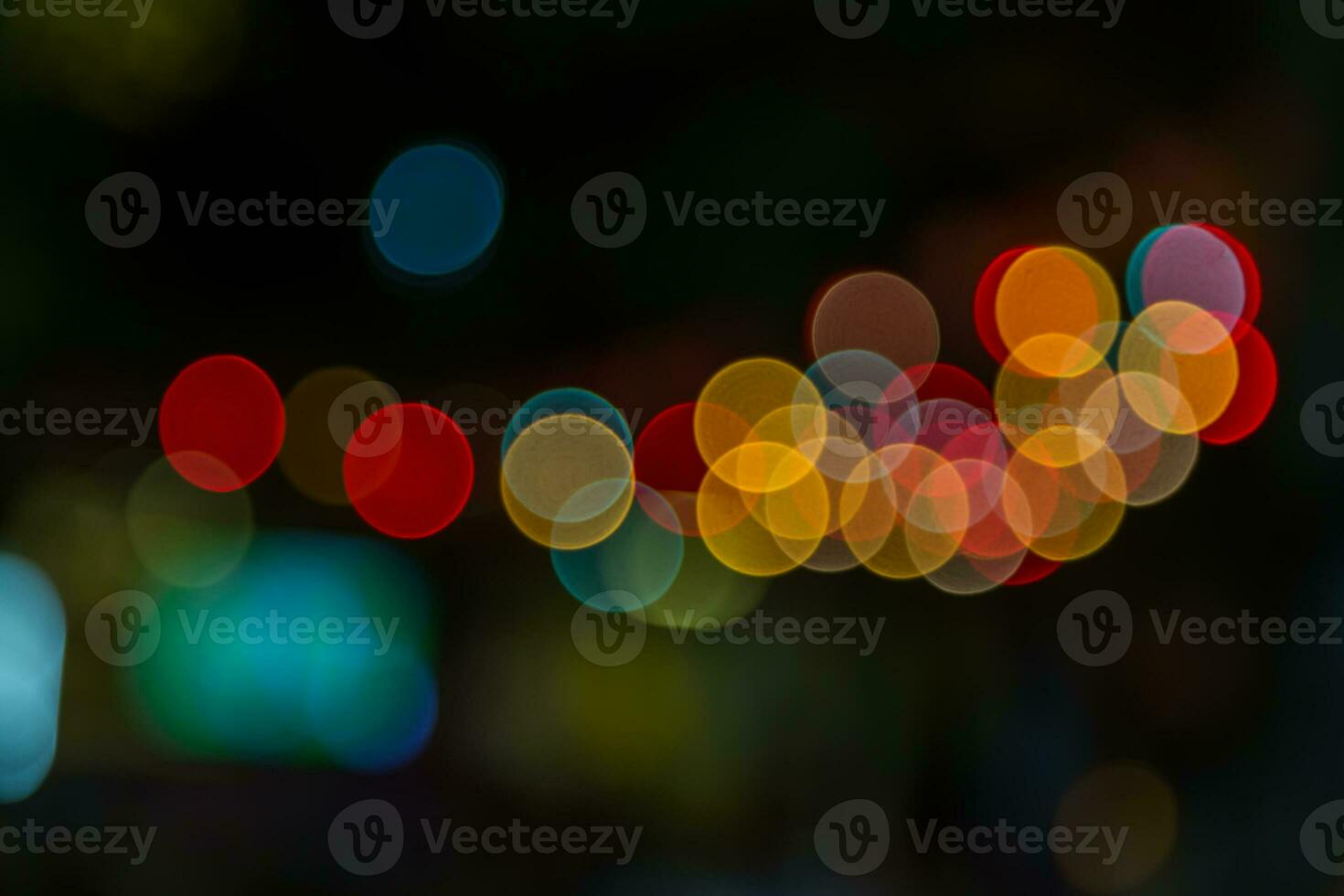 Blurred abstract lights bokeh photo