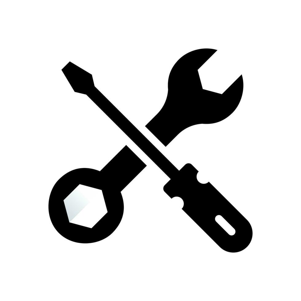 wrench Vector Template Logo Design Illustration Design