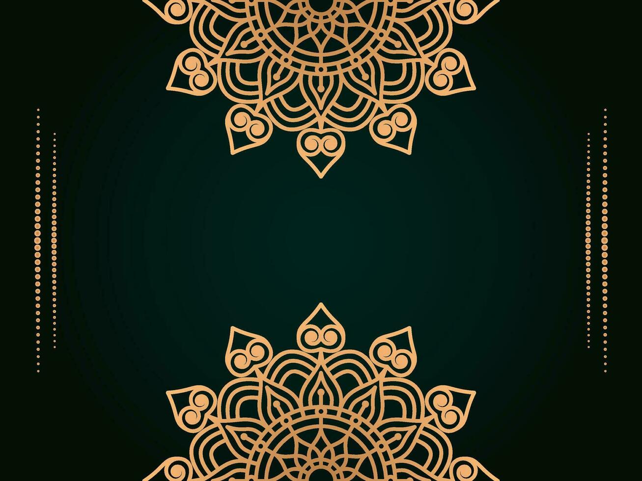 Mandala design for paper cutting and background vector