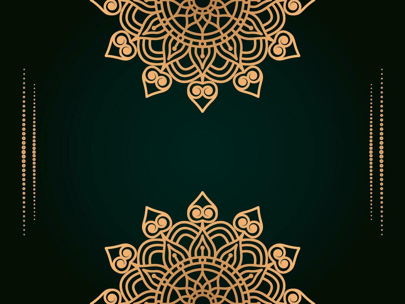 Mandala design for paper cutting and background vector