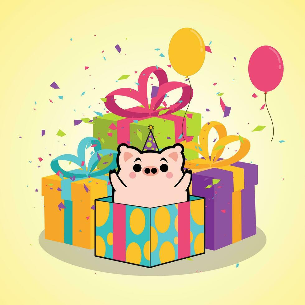 Gift Box Free Vector Design