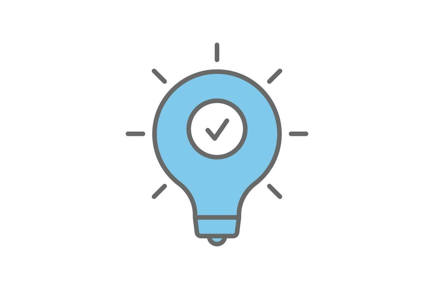 Creativity icon. Icon related to Search Engine Optimization. suitable for web site design, app, user interfaces. flat line icon style. Simple vector design editable
