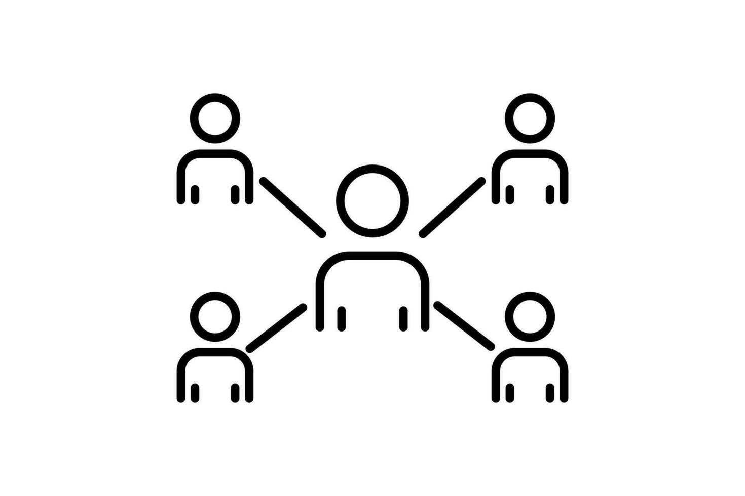 Affiliate icon. Icon related to Search Engine Optimization. suitable for web site design, app, user interfaces. line icon style. Simple vector design editable