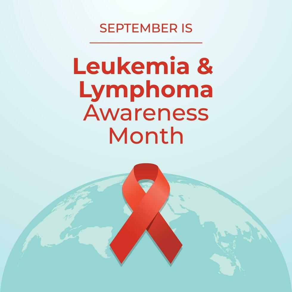 Leukemia and Lymphoma Awareness Month design template good for celebration greeting. ribbon design. eps 10. flat design. vector