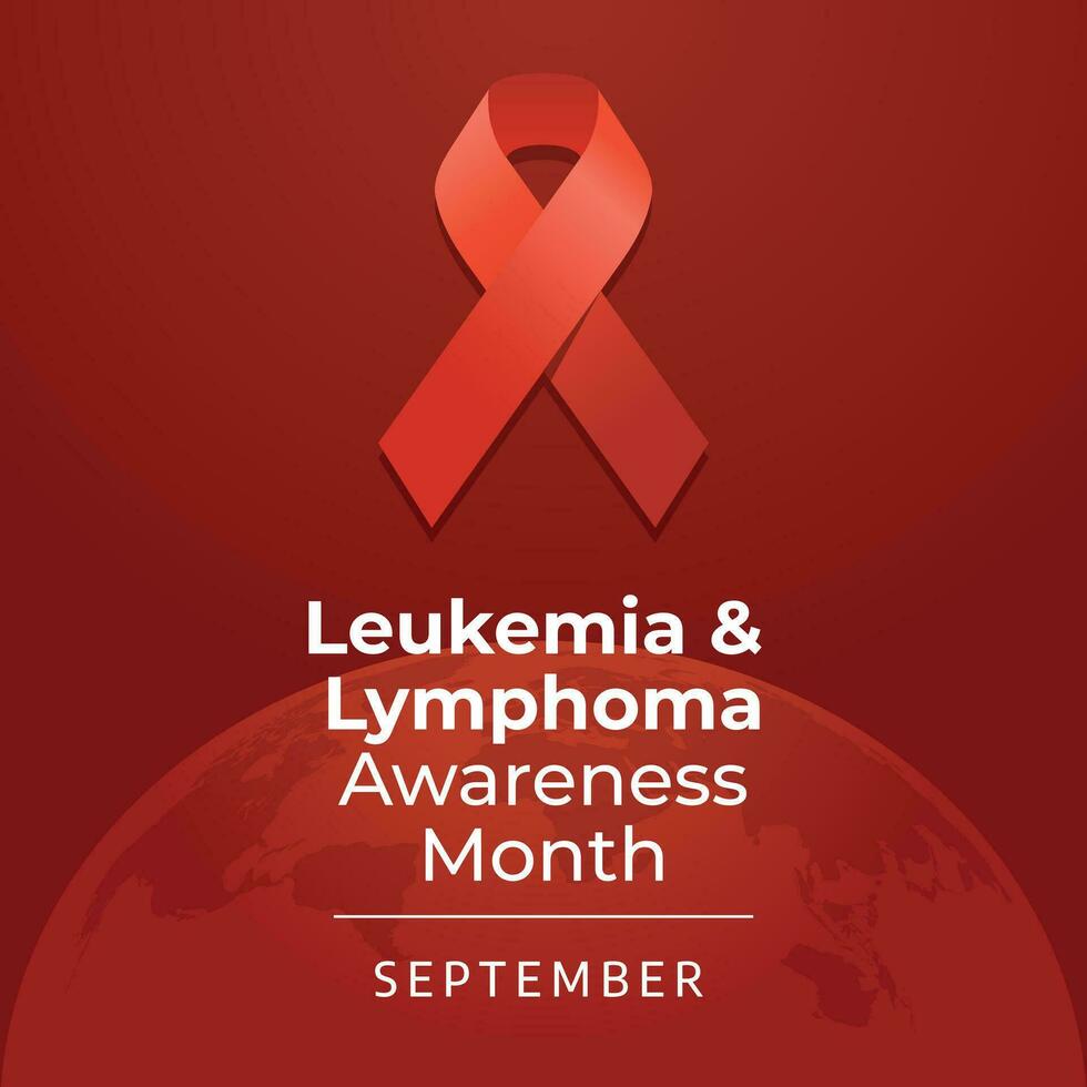 Leukemia and Lymphoma Awareness Month design template good for celebration greeting. ribbon design. eps 10. flat design. vector