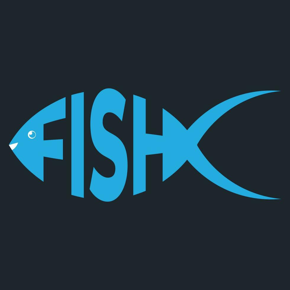 Modern and creative technology fish logo design template free Vector