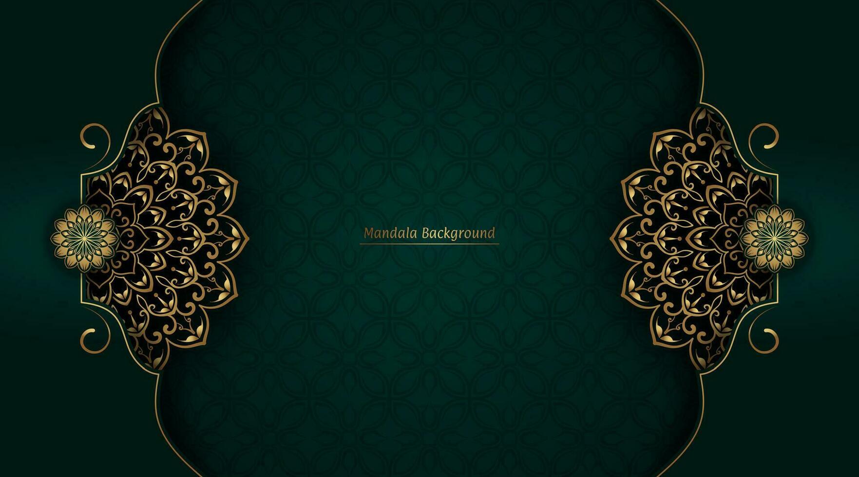 gold ornamental elegant frame, with pattern background vector