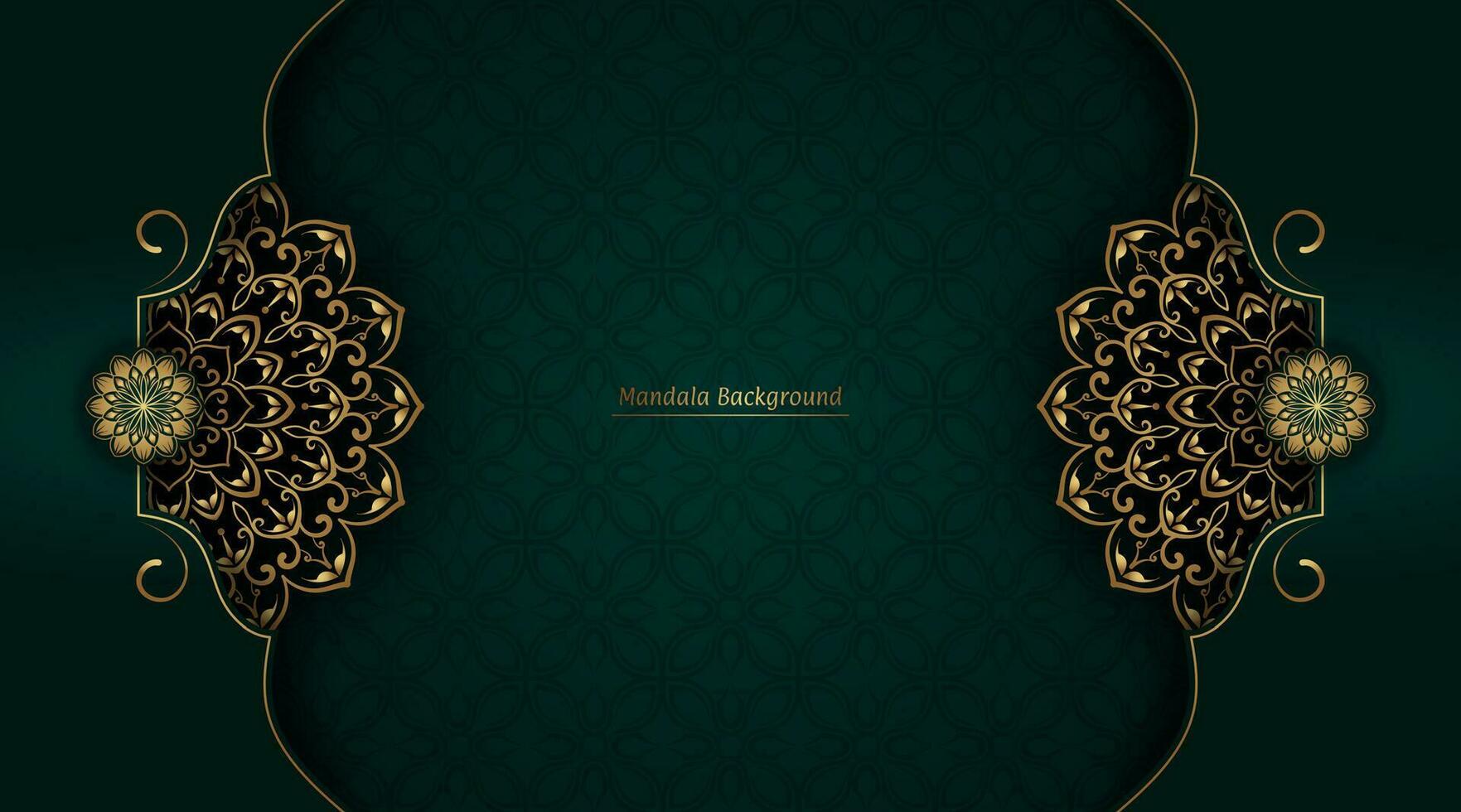 gold ornamental elegant frame, with pattern background vector