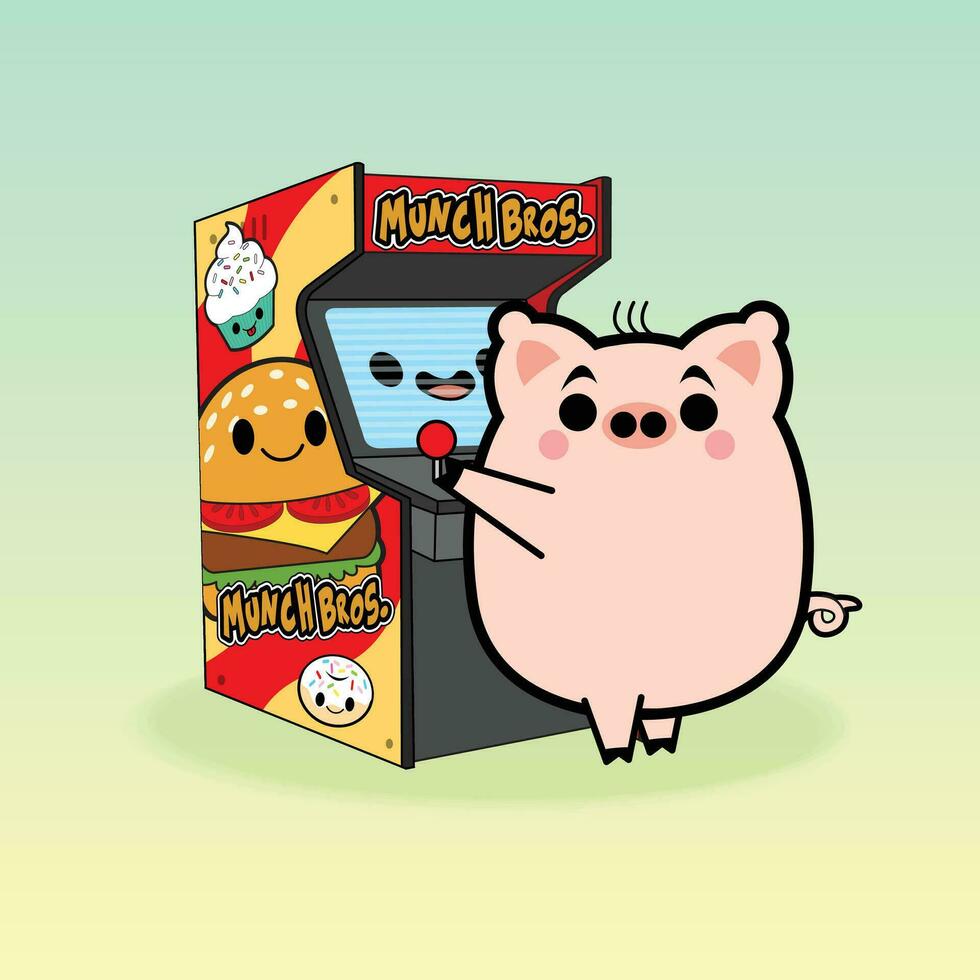 Arcade Game Free Vector Illustrations
