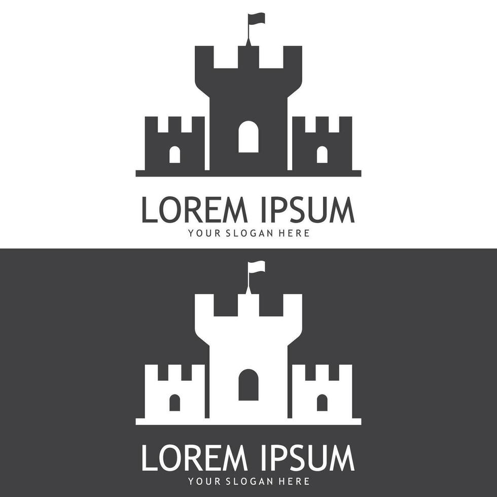 Fortress Logo Template in Vector Shape