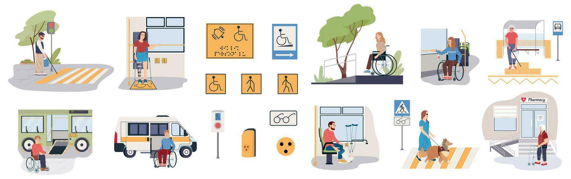 Accessible Environment Set vector