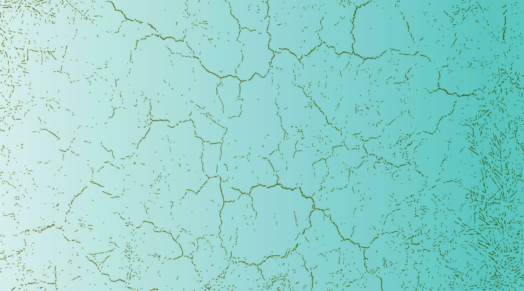 un verde y azul antecedentes con agrietado pintar vector