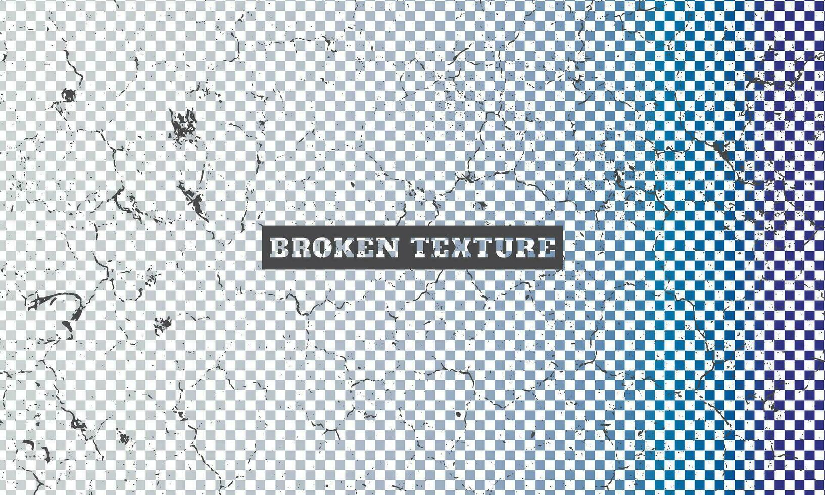 broken texture background with blue and white stripes, grungy effect on blue and red gradient vector