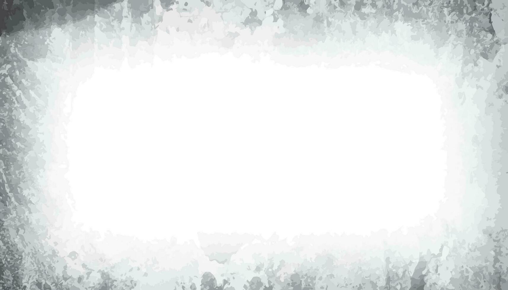 a white square frame on a grunge background vector