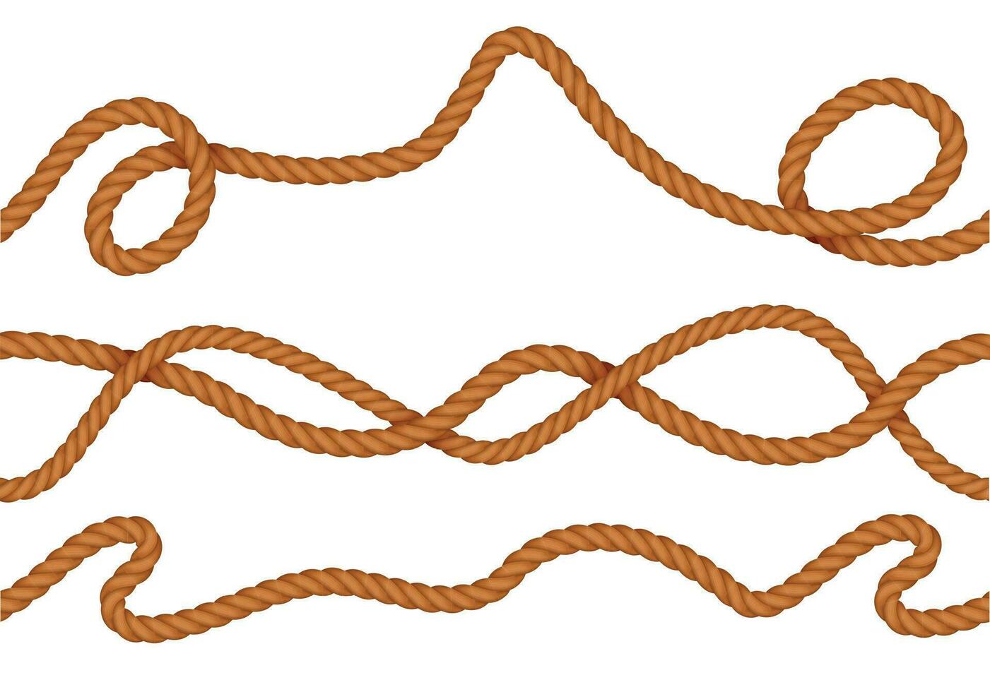 Rope Knots Clipart Vector, Knotted Brown Hemp Rope Clipart, Clipart, Rope,  Curly PNG Image For Free Download