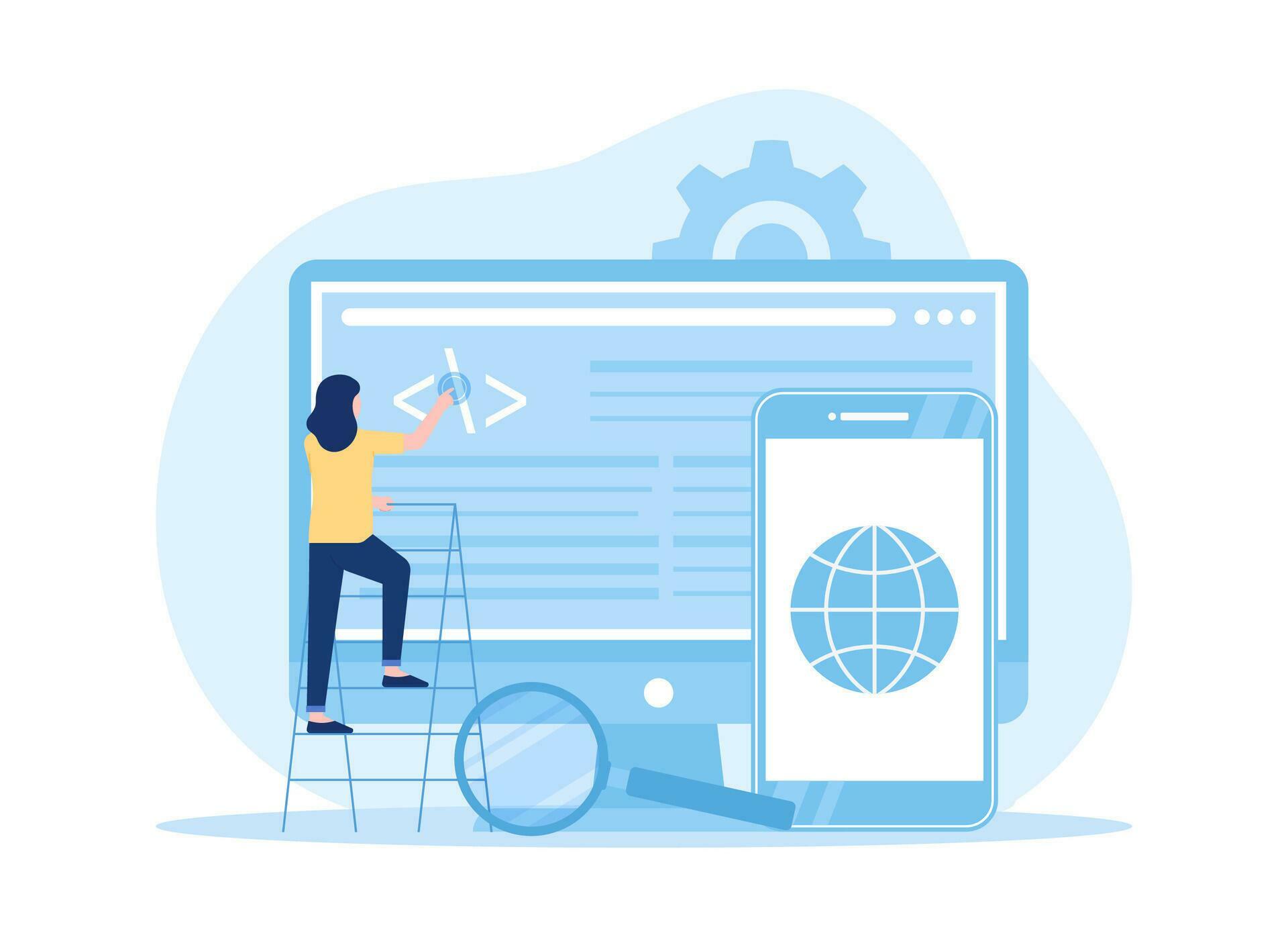 Programming language improvements, script writing concept flat ...