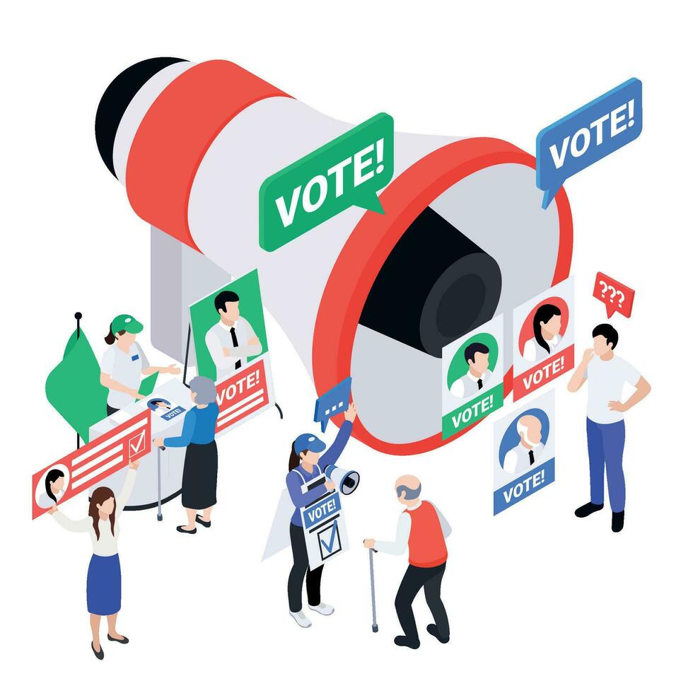 Voting Promotion Isometric Composition vector