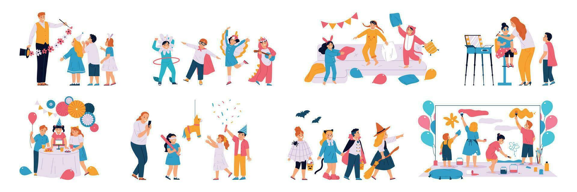 Children Party Set vector