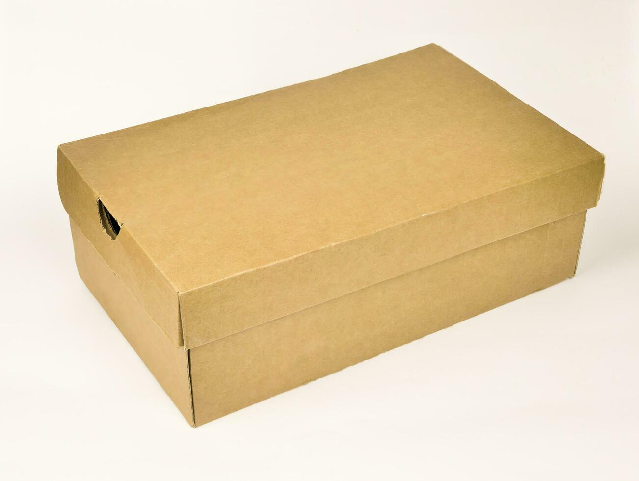 brown cardboard shoe storage box-2 photo