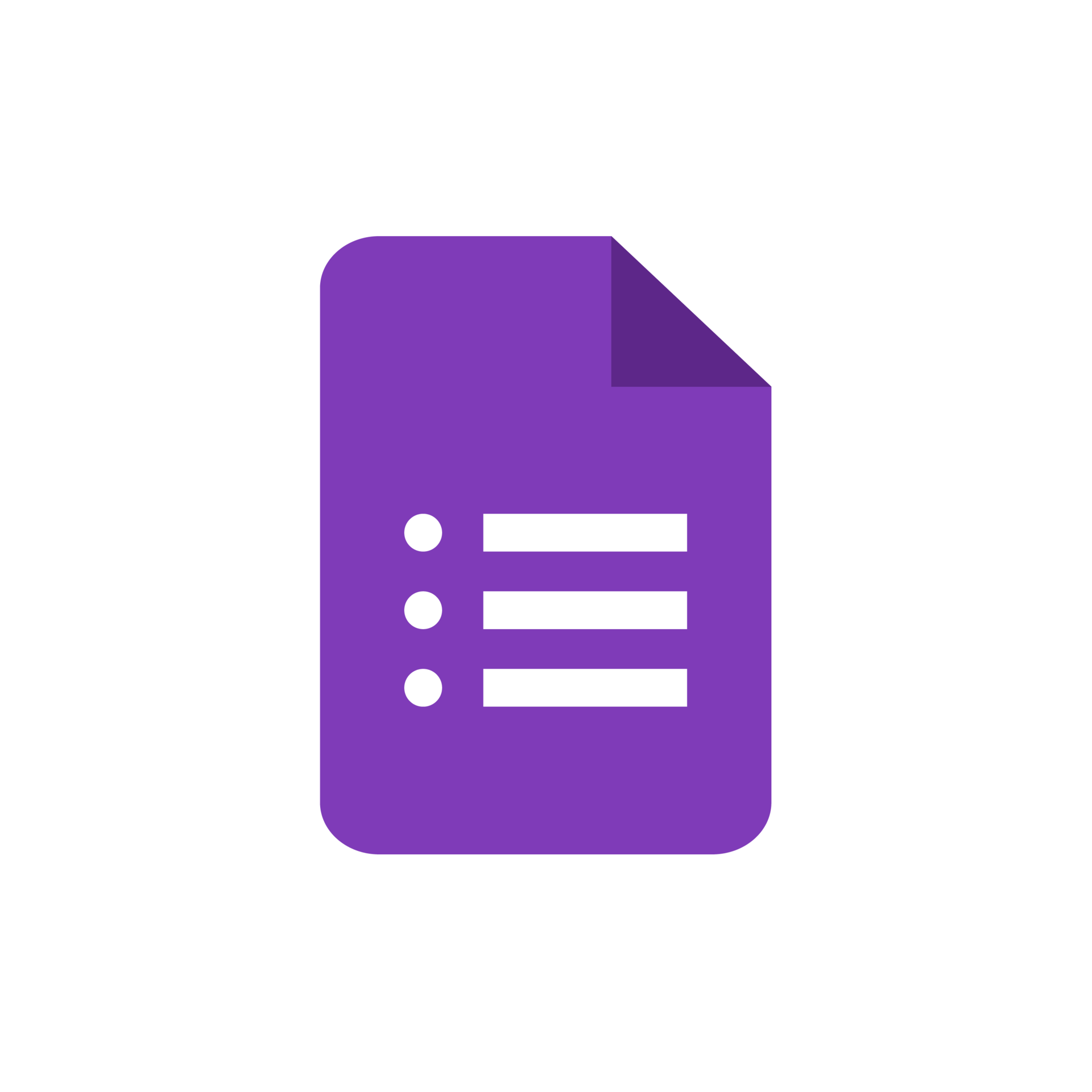 google form icon logo symbol 27179353 PNG