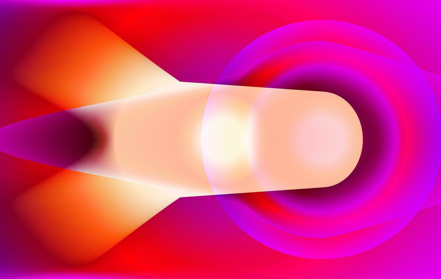 digital background illustration. abstract round corner geometric background. 3d realistic geometric shapes illustration. banner design with text space vector