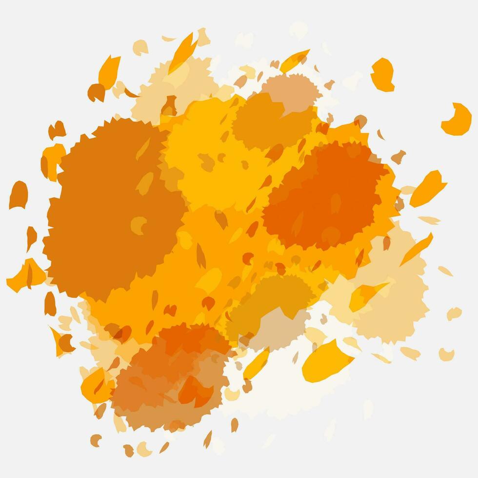 water color ink stain cool vector splash effect on white background