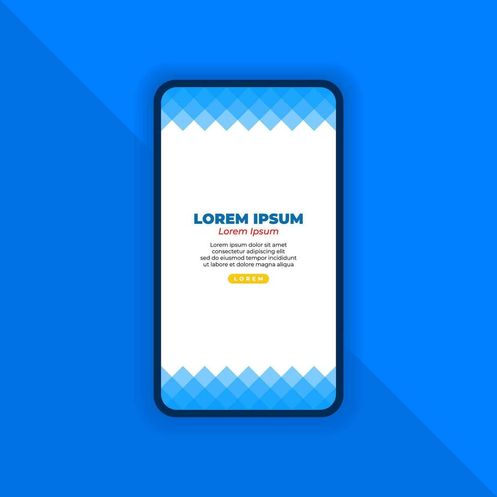 Abstract Geometric Background for Mobile Landing Page vector