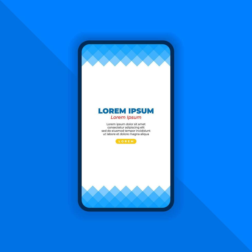 Abstract Geometric Background for Mobile Landing Page vector