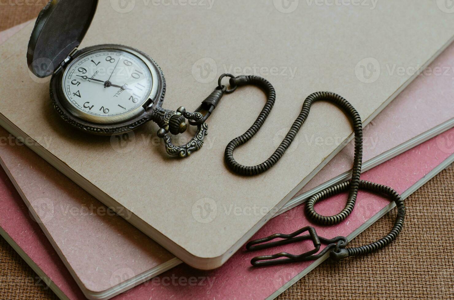 Classic Pocket Watch in Color Tone of Vintage photo