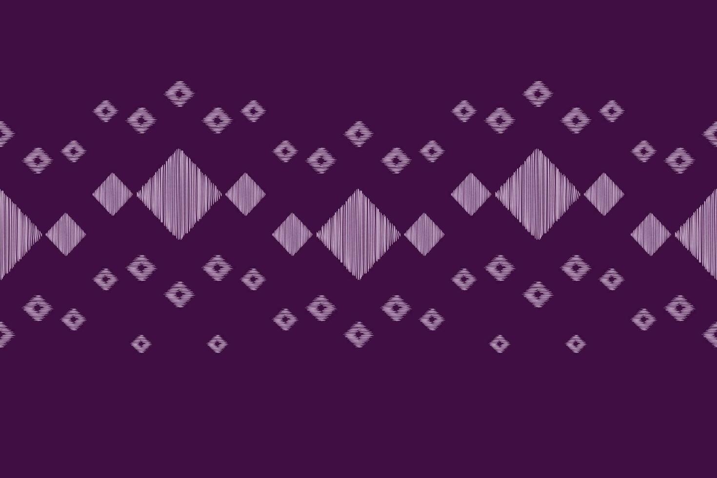 Ethnic Ikat fabric pattern geometric style.African Ikat embroidery Ethnic oriental pattern purple violet background. Abstract,vector,illustration.Texture,clothing,frame,decoration,carpet,motif. vector
