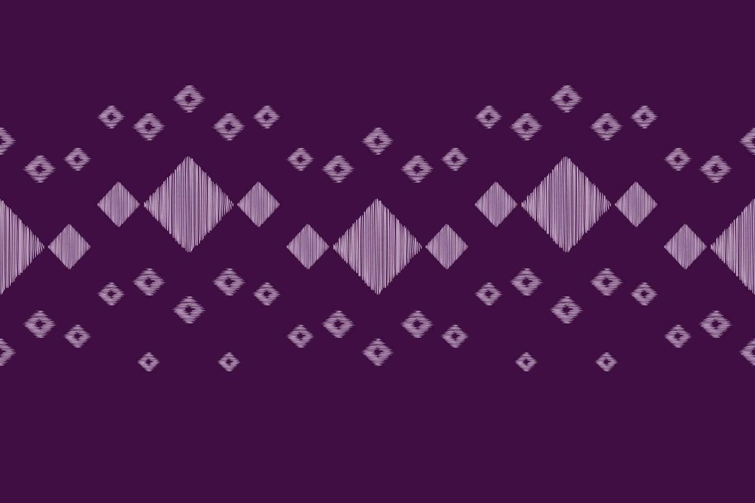 Ethnic Ikat fabric pattern geometric style.African Ikat embroidery Ethnic oriental pattern purple violet background. Abstract,vector,illustration.Texture,clothing,frame,decoration,carpet,motif. vector