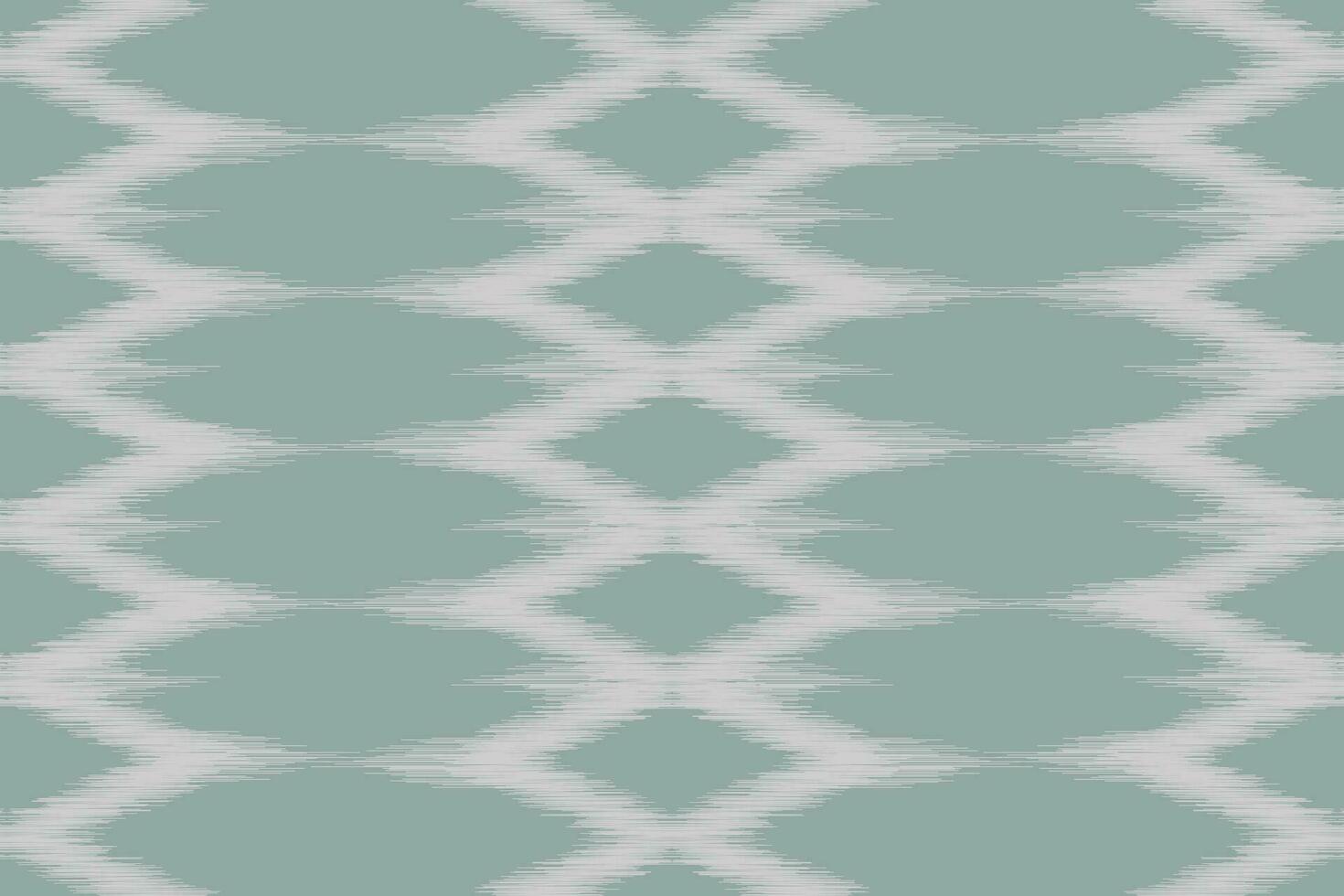 Ethnic Ikat fabric pattern geometric style.African Ikat embroidery Ethnic oriental pattern green gray background. Abstract,vector,illustration.Texture,clothing,frame,decoration,carpet,motif. vector