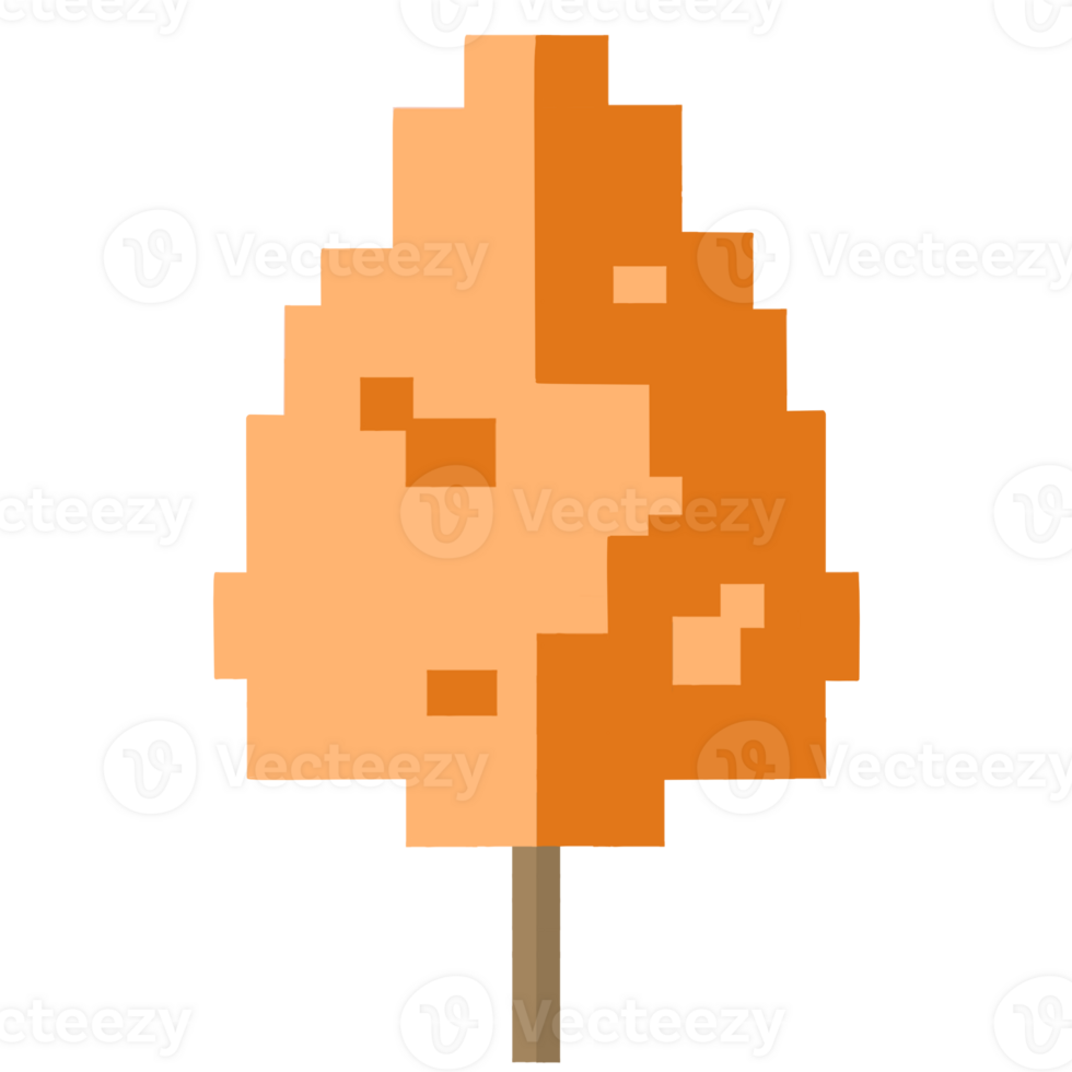 Pixel tree nature png