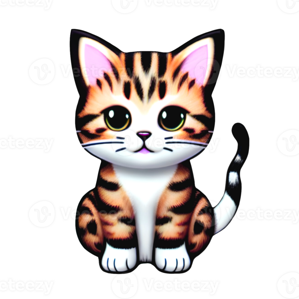 Cute Orange Cat png