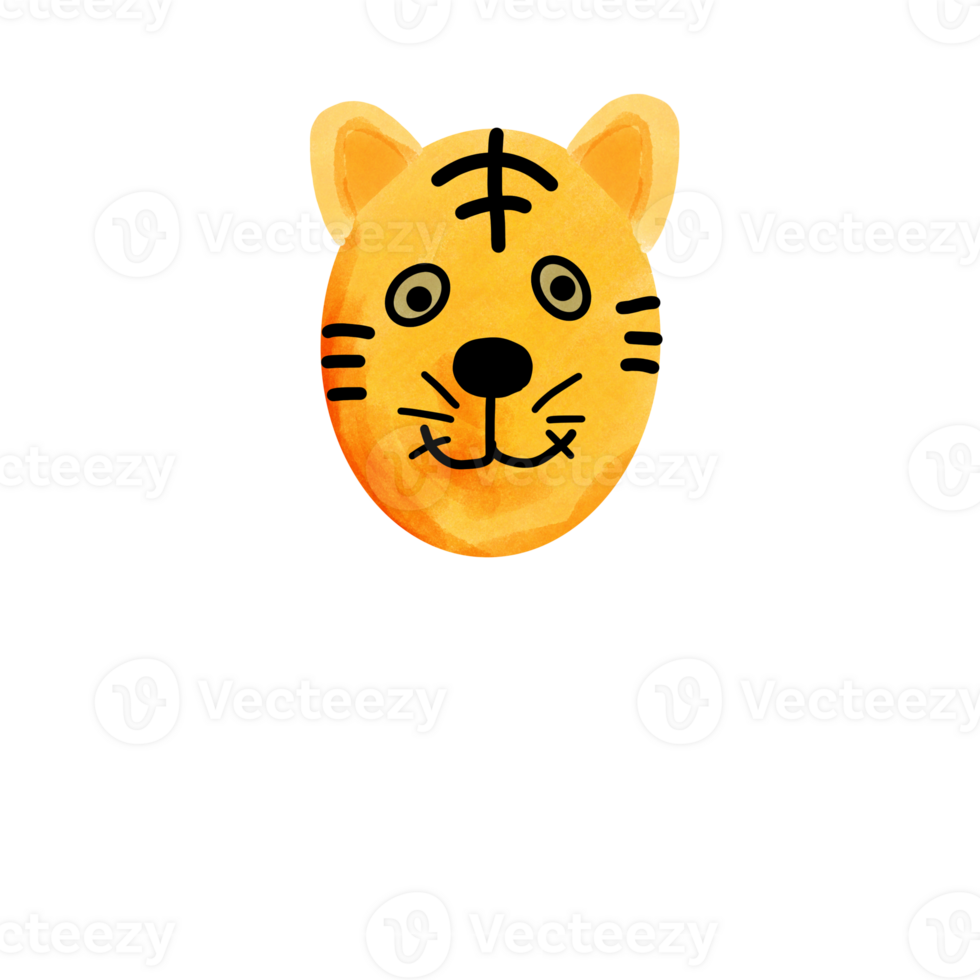 vector illustration of cute cat character png