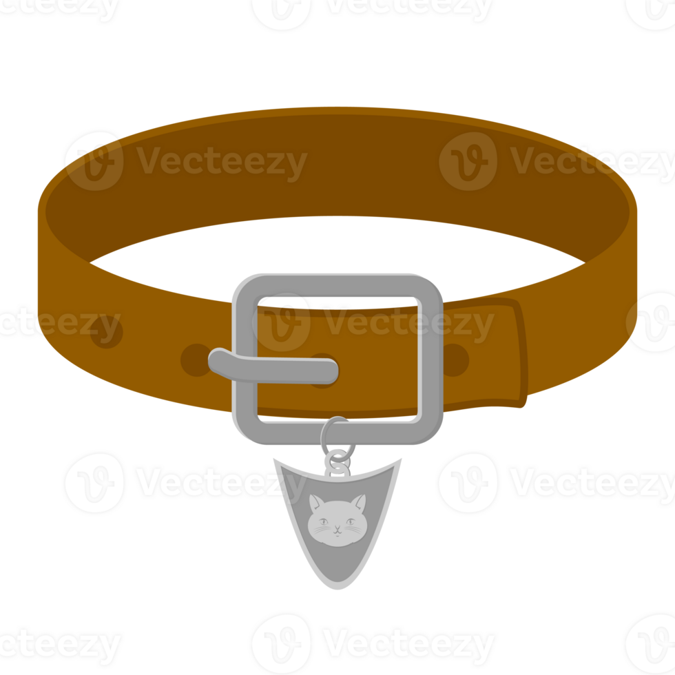 Necklace For Pet Cat Head Logo Medal Silver Basic Shape png