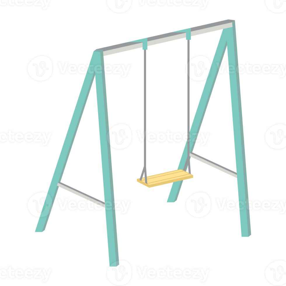 Outdoor Swing Single Seat Toys On The Playground png